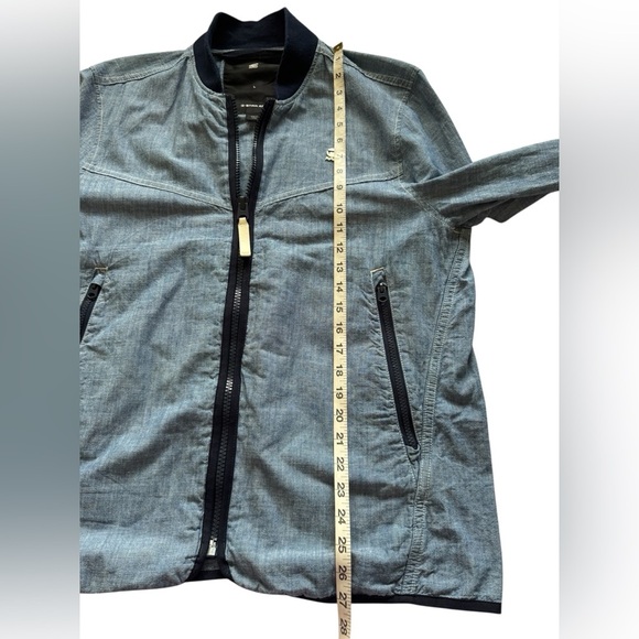 G-STAR Setscale Overshirt Full Zip Unlined L/S Jacket Zip Pockets Size Large - Picture 8 of 11